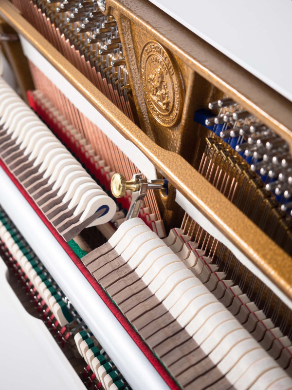 Пианино C. Bechstein Millenium 116K (BU) белое, полированное (209580, 2016 г.в.)