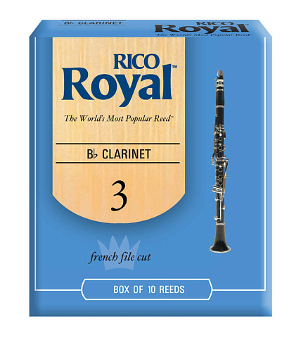 Трости для кларнета Rico Royal №3 Bb (10 шт)