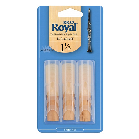 Трости для кларнета Rico Royal №2,5 Bb (3 шт)