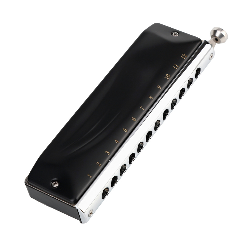 Губная гармоника JDR GM-0648 Pro Black До-мажор (C)