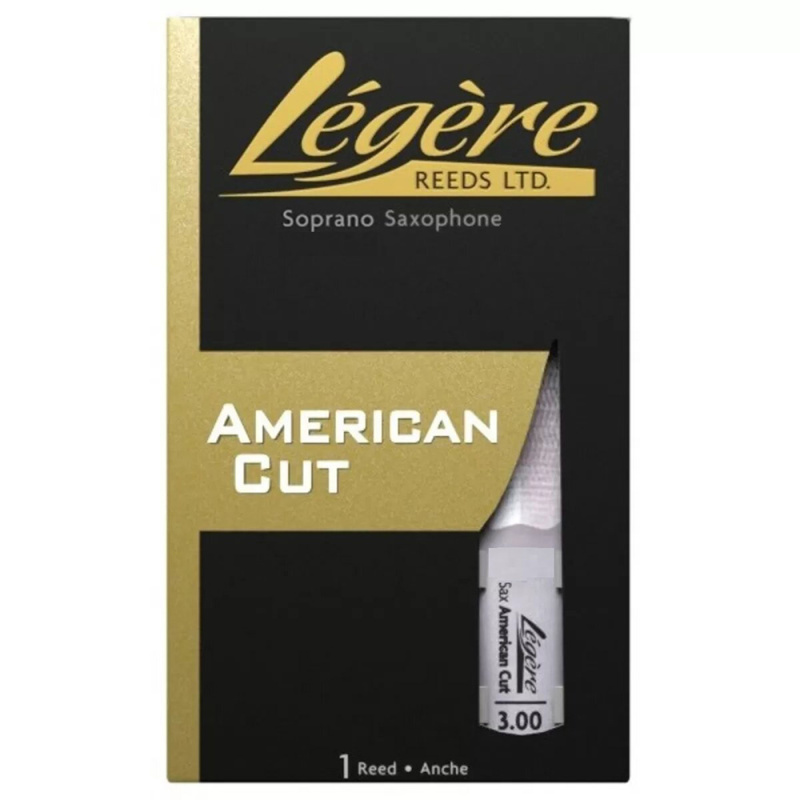 Трость для сопрано саксофона Legere American Cut №3 пластиковая