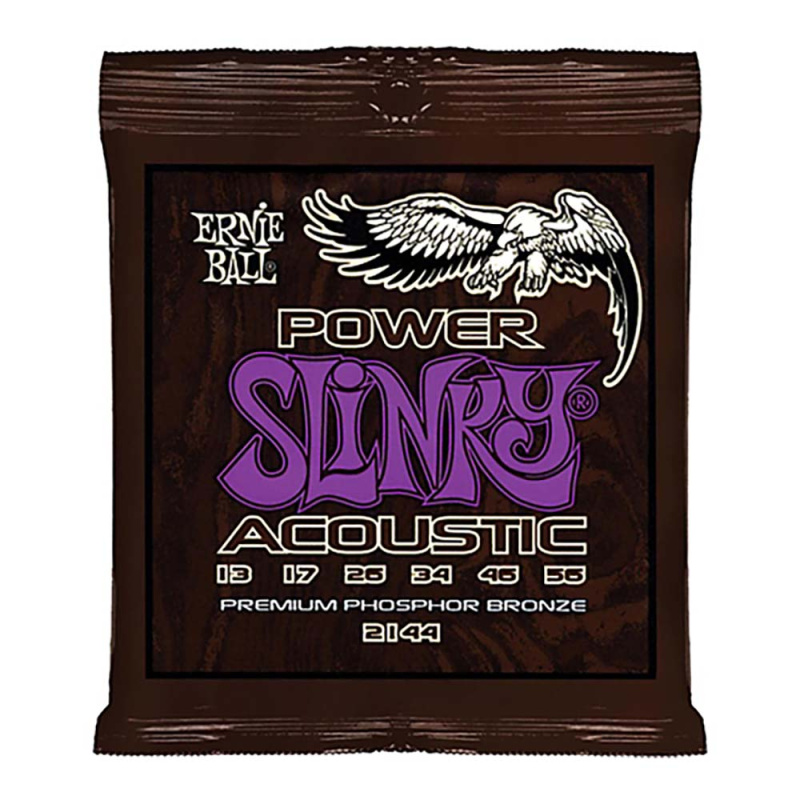 Струны для акустической гитары Ernie Ball Slinky Power 2144 Heavy (6 шт)