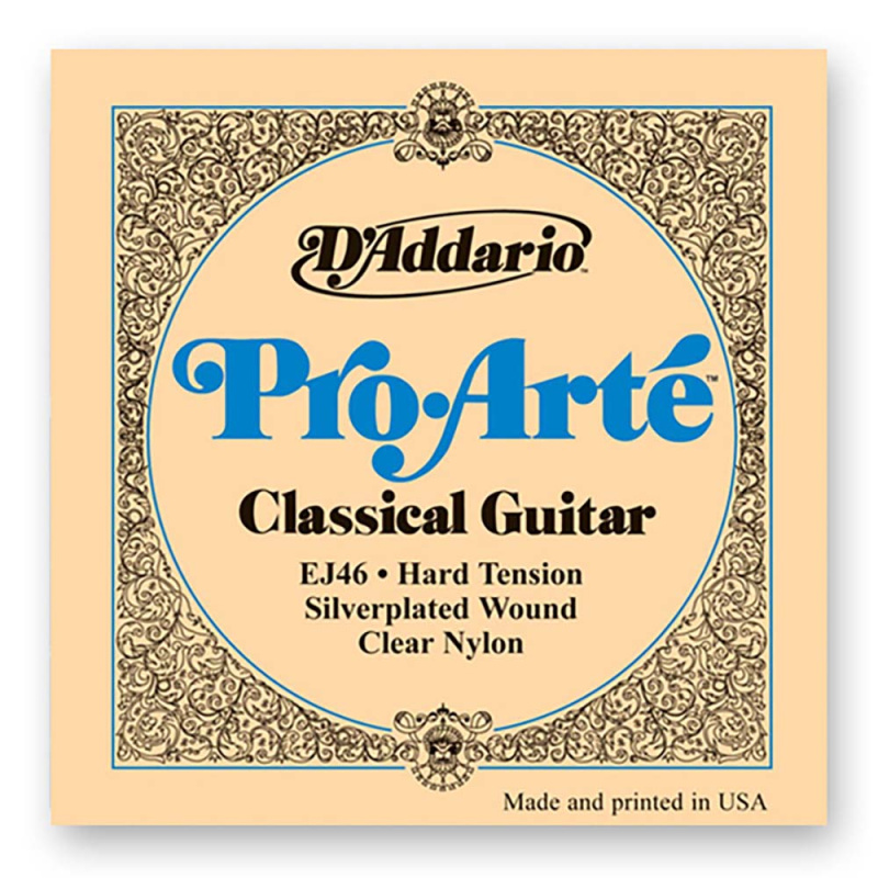 Струны для классической гитары D'Addario Pro-Arte EJ46 Hard (6 шт)