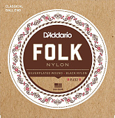 Струны для акустической гитары D'Addario Folk EJ32  (6 шт)