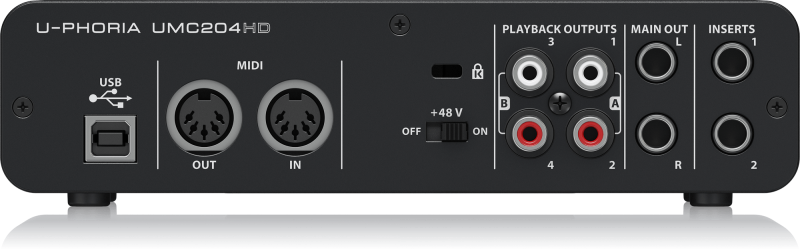 Внешняя звуковая карта Behringer UMC204HD