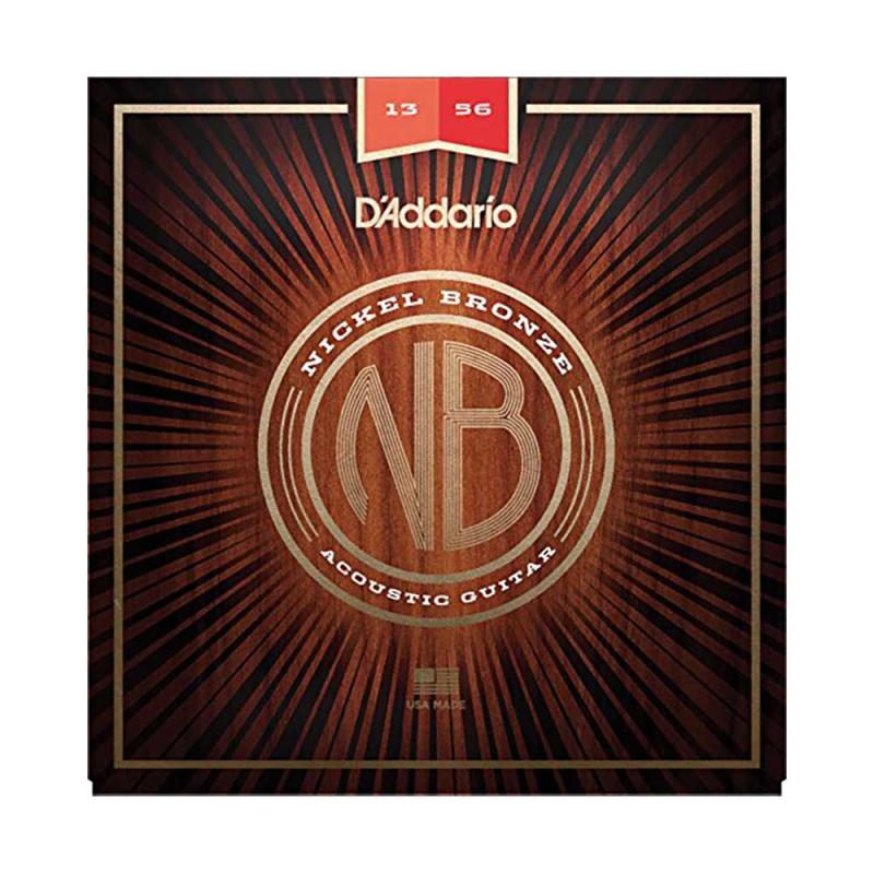 Струны для акустической гитары D'Addario Nickel Bronze NB1356 Medium (6 шт)