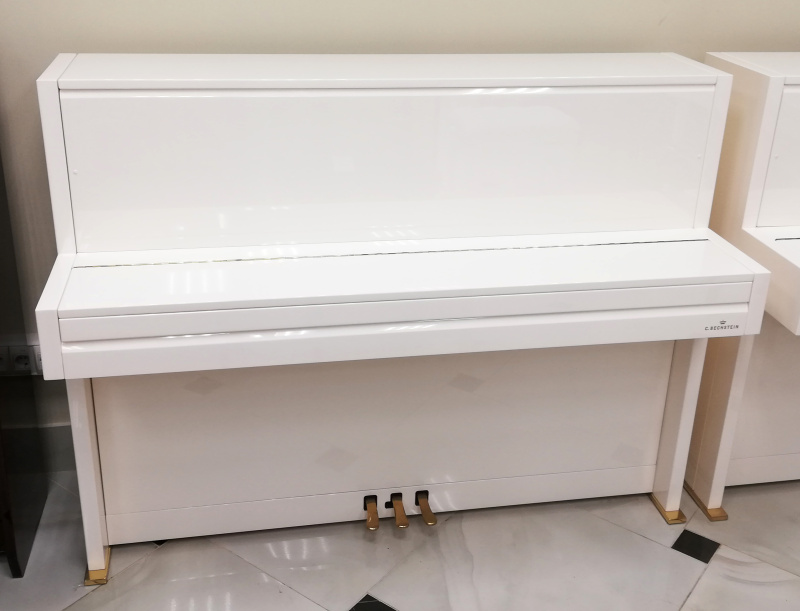 Пианино C. Bechstein Millenium 116K (BU) белое, полированное (209580, 2016 г.в.)